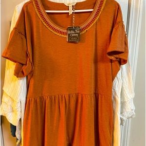 Matilda Jane Homeroom tiered knit dress NWT